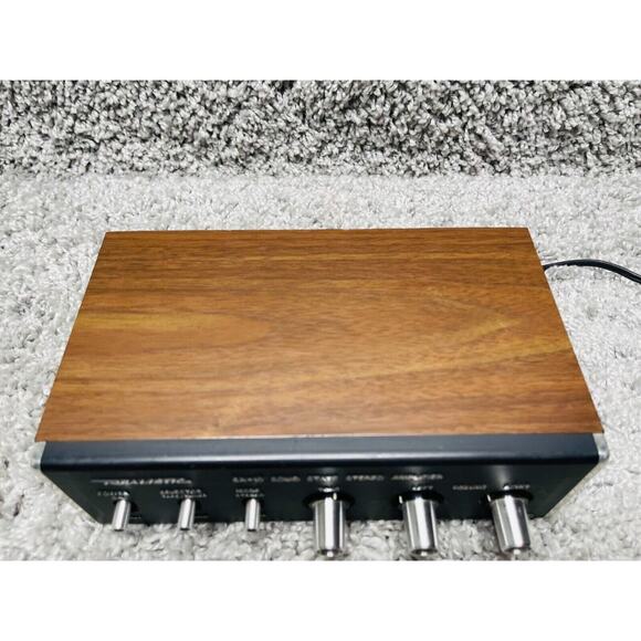 Realistic SA 10 Solid State Stereo Amplifier Brown Black Model 31 1982B 12W - Picture 4 of 15